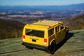 A Scale Model of a 2003 Hummer H2 Overlooking the Shenandoah Valley